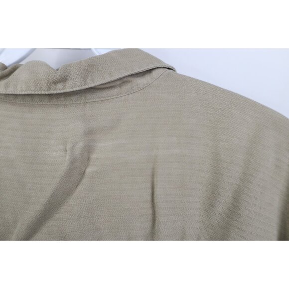 Vtg 90s Y2K Men 2XL Looped Collar Silk Pittsburgh Steelers Football Button Shirt - Picture 13 of 16